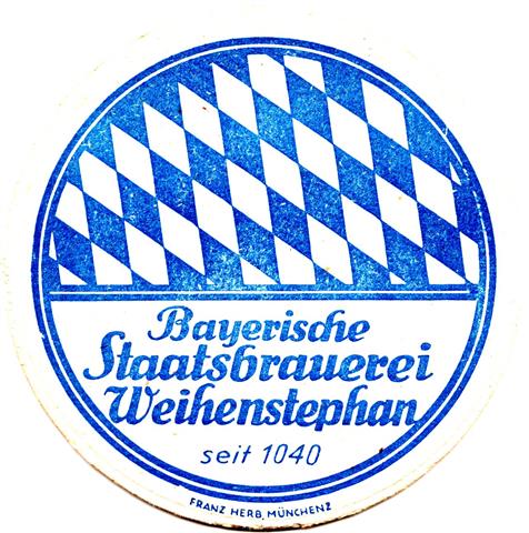 freising fs-by weihen rund 1fbg 1b (215-unten franz herb-blau)